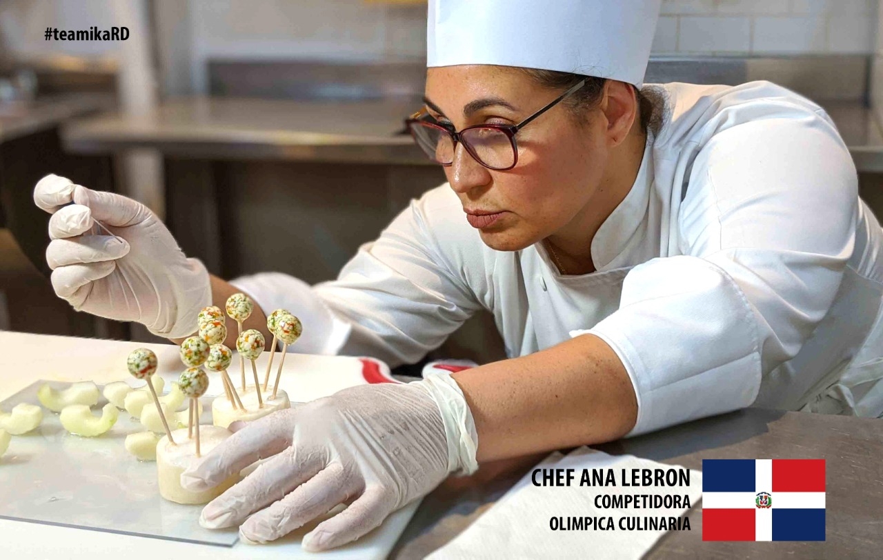 Chef Ana Lebron competidora olimpica culinaria